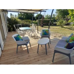 terrasse de douglas - 28x145 - bois naturel et lisse - qualité standard