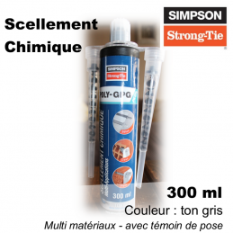 Fixation tige filetée dans béton ou maçonnerie creuse ou pleine - temoin de pose !