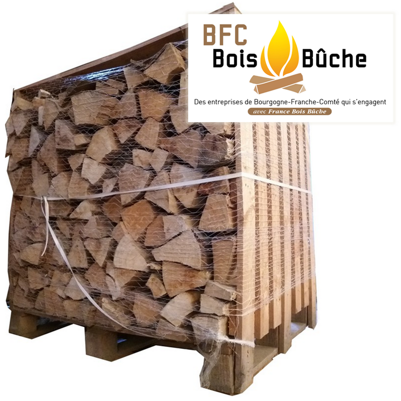 bois de chauffage en 33 cm - livraison france - certification BFC Bois Bûche
