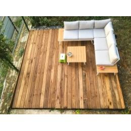 terrasse douglas déclassé - 28x145mm - bois sec et raboté