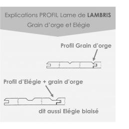 profil lambris intérieur