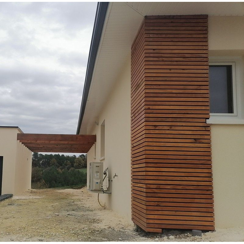 Tasseau pour structure de Bardage en bois 22x45mmCentral Bois