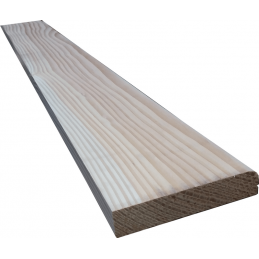 Plinthe 20x70mm en 2.20m Douglas Sec Raboté Naturel 1er Choix