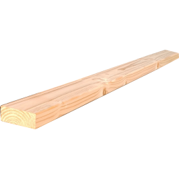 Bois Ossature en Douglas 45x120mm en 3 m non traité - bois sec et raboté - douglas massif pour strcuture bois, construction bois