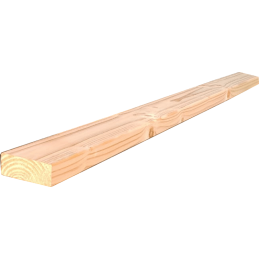 Ossature Douglas 45x120mm en 5,10m pour mur de maison en bois, structure bois...