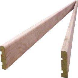 Plinthe 20x70mm en 2.50m Chêne Sec Raboté Naturel 1er Choix