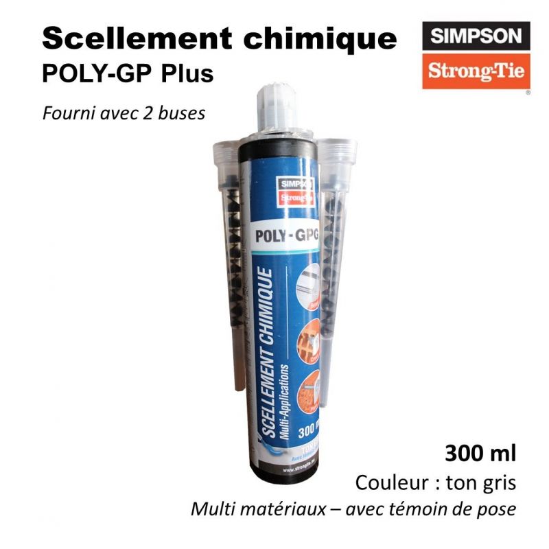 Cartouche scellement chimique 300ml - SPS filets