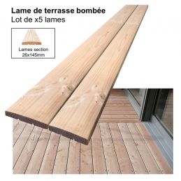 Lame Terrasse Bombée 26x145...