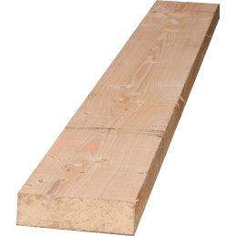 madrier 5 m - bois de charpente - montant douglas brut 75 x 250 mm