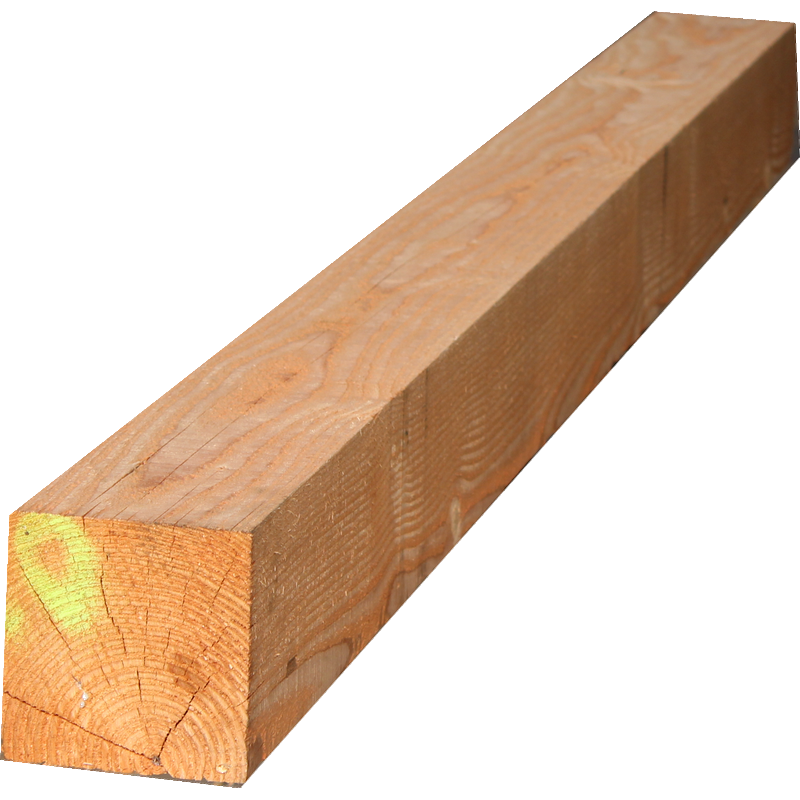 poteau 15x15cm en 4m - douglas brut pour charpente , structure en bois solide - bon rapport qualité/prix