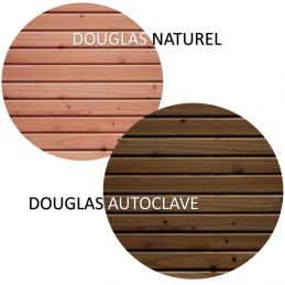 lames douglas naturelles ou traitée autoclave marron