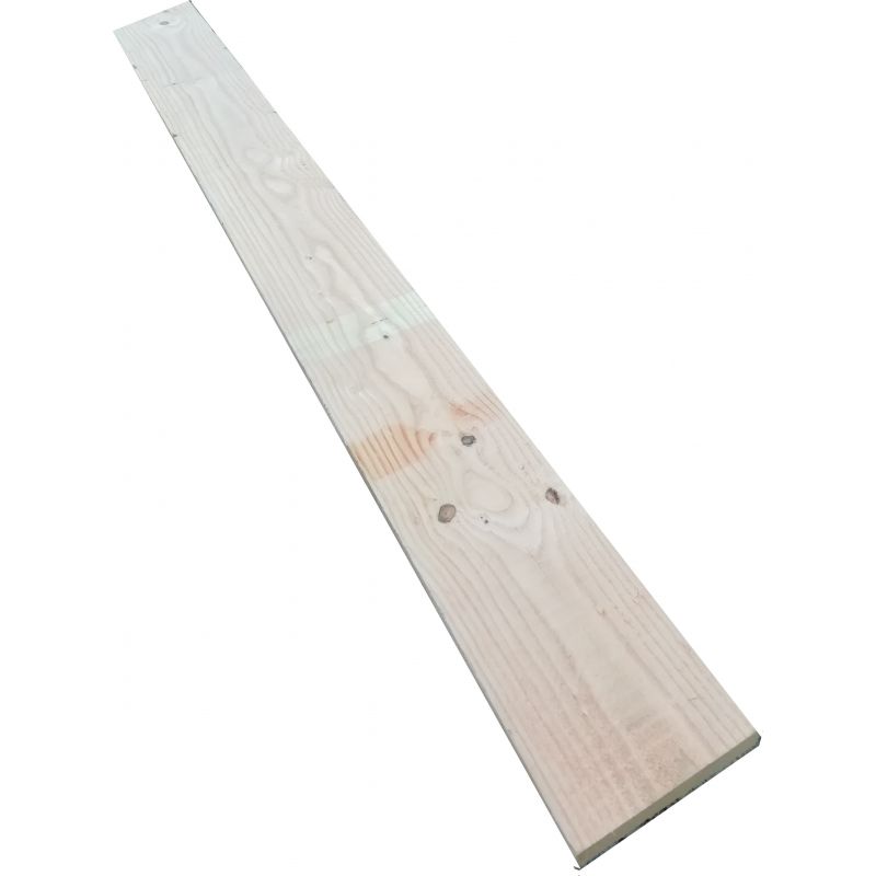 Planche de sapin/douglas 200x40/48 ép. 45 mm avec écorce