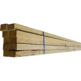 Lot de 10 tasseaux 27x40mm 4m Traité CL2 Jaune