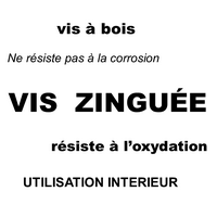 Vis zinguée